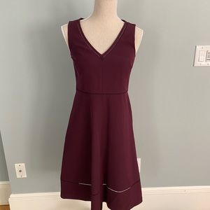 Ann Taylor - Plum A-Line Dress